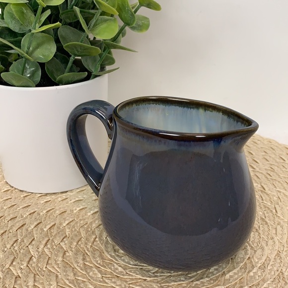 VTG Sango dusty blue creamer and sugar bowl set - Picture 4 of 14